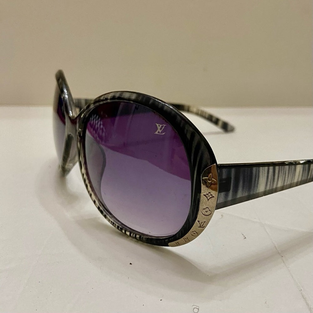 Vintage Louis Vuitton Gray Purple Sunglasses