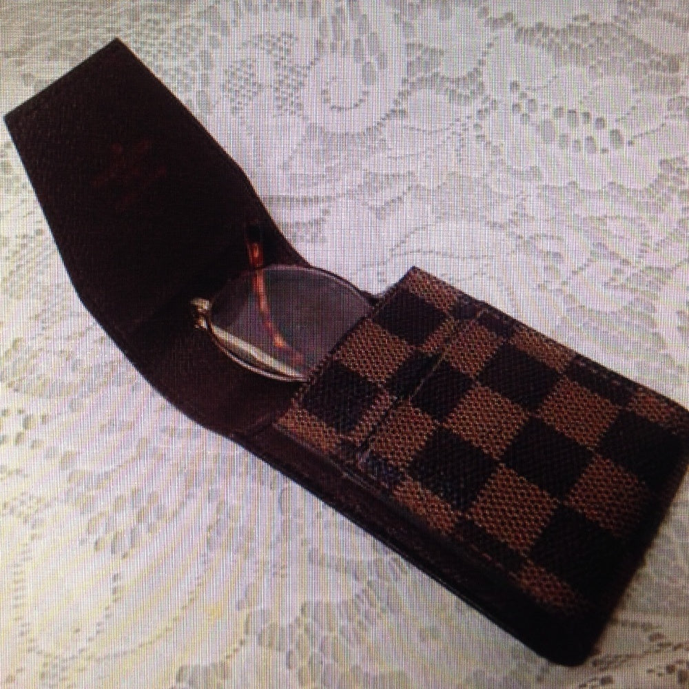 Vintage Louis Vuitton Damier Cigarette-Eye Glass Case