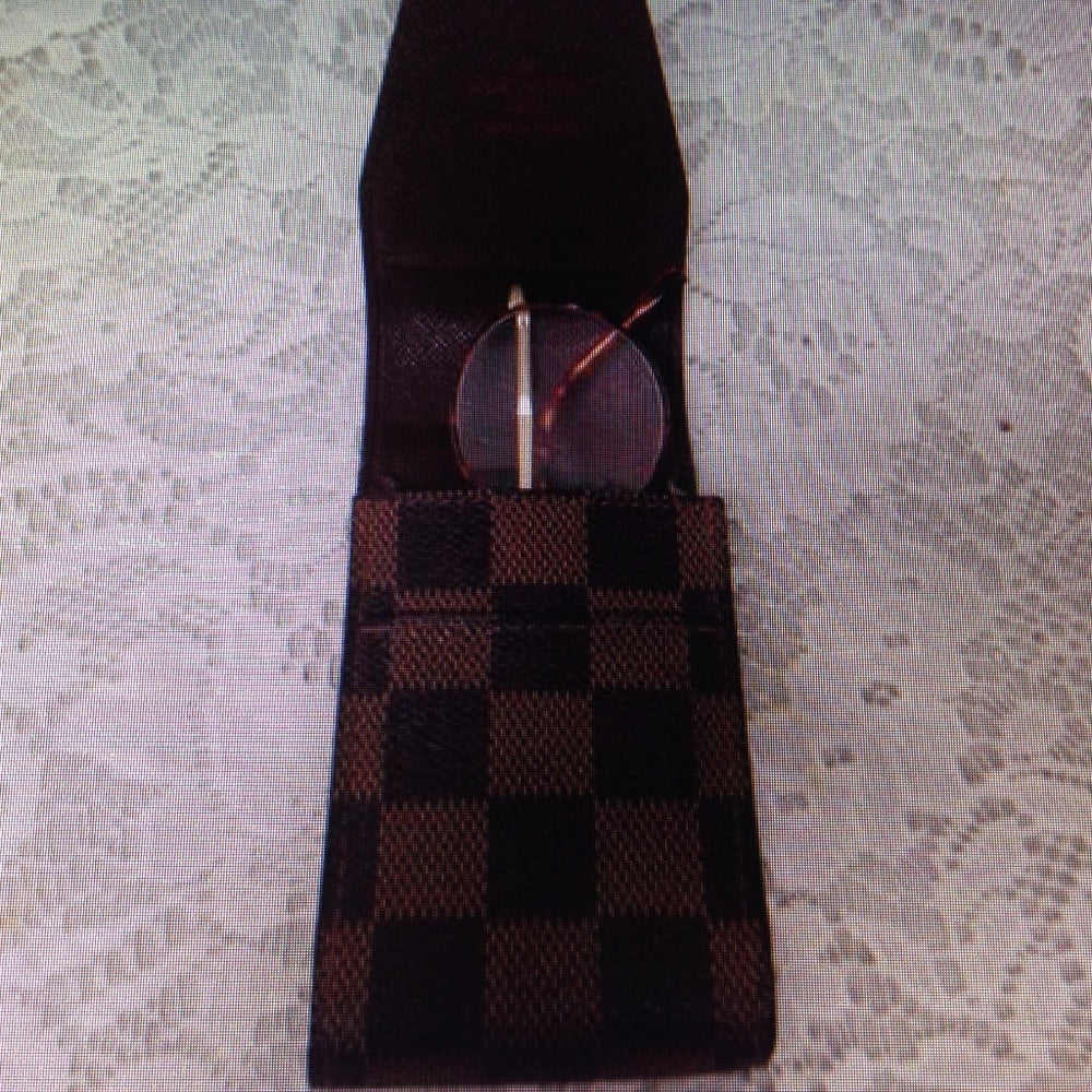 Vintage Louis Vuitton Damier Cigarette-Eye Glass Case