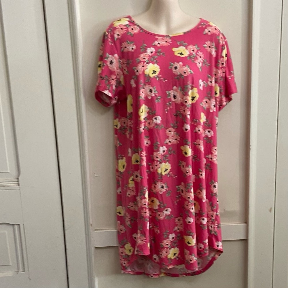 Bobbie Brooks Pink FloralDress (XL)