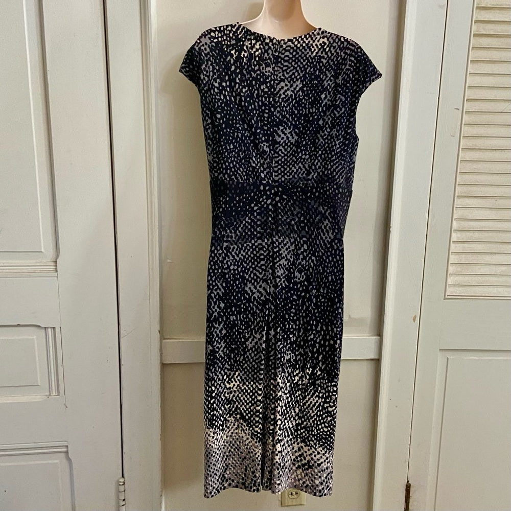 Anne KleinBlack-Gray Stretchy Dress (12)