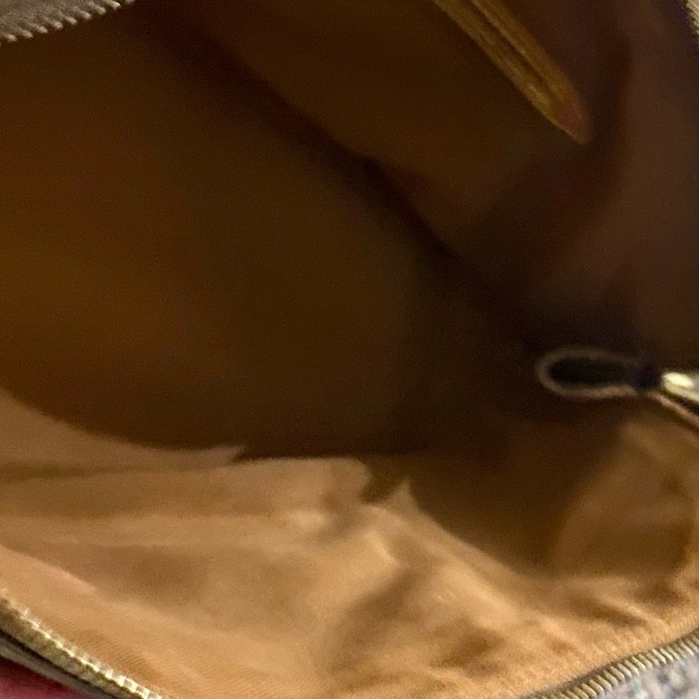 Vintage Louis Vuitton Alma Handbag w/ Pink Leather Trim