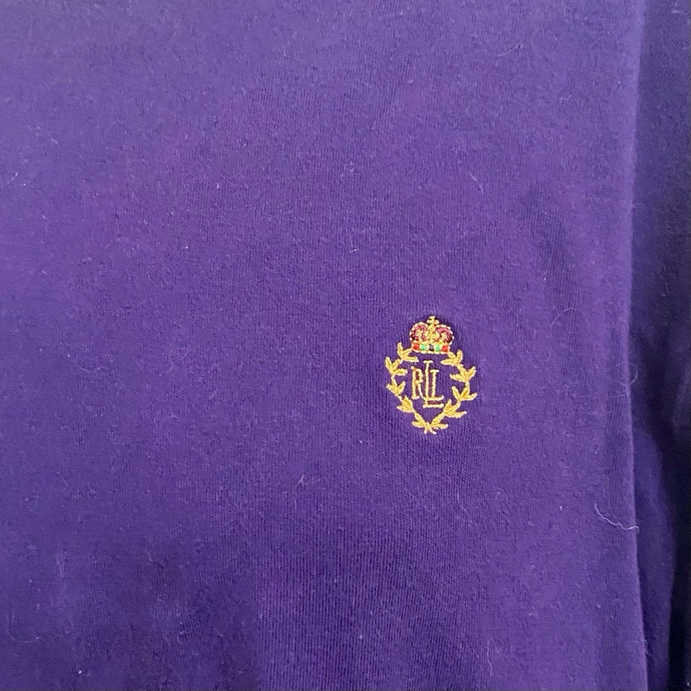 Ralph Lauren Purple Long Sleeves Blouse (L)