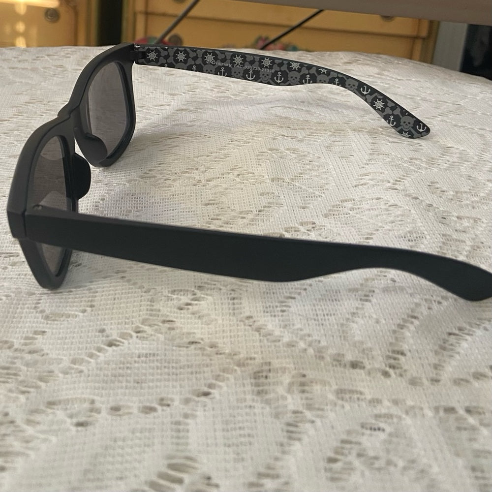 Disney Black Mirrored Adult Sunglasses With Case