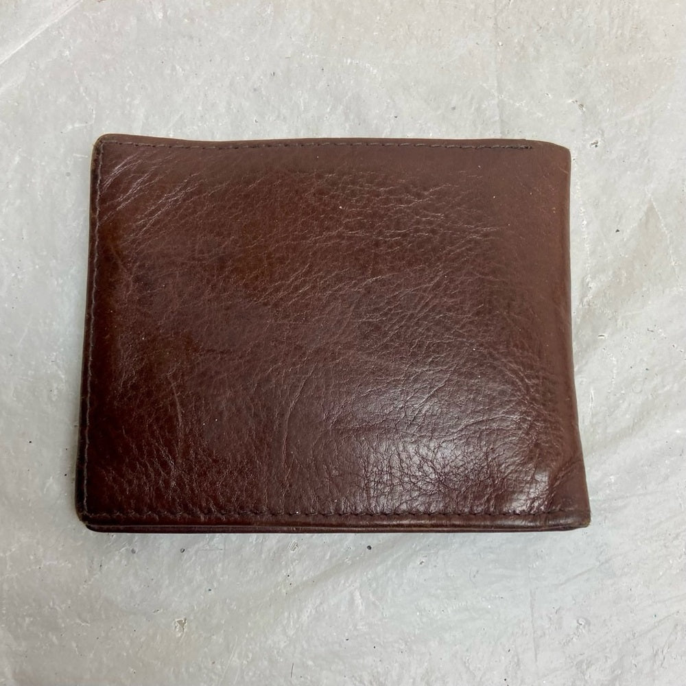 Vintage, Brown Leather Men’s Wallet 4.5in x 3.5in