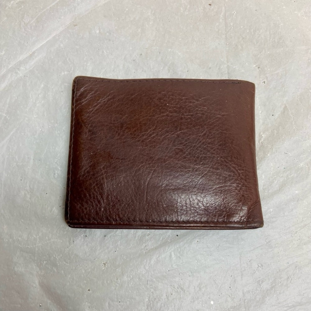 Vintage, Brown Leather Men’s Wallet 4.5in x 3.5in