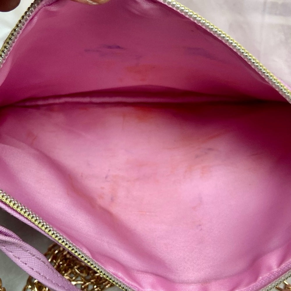 R & C Small Pink Crossbody Pouch-Bag - 9in x 6.5in