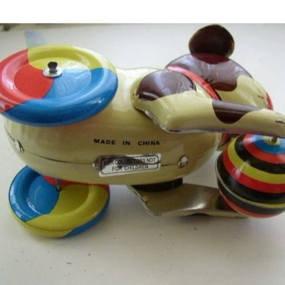 Friction Tin Puppy Pull Toy