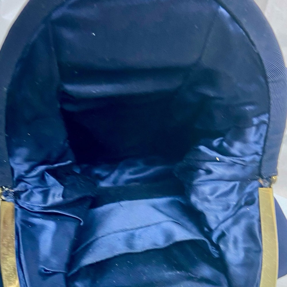 Vintage, Art Deco Navy Blue Evening Bag