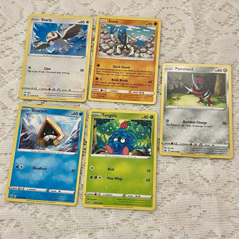 Lot YY: 12pc Lot : 2 Gold Fan Arts Cards, 5 Pokemon Cards and 5 Pokémon …