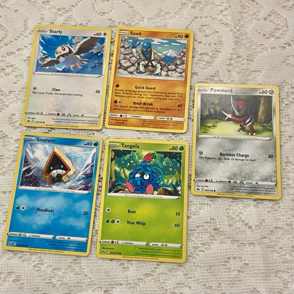 Lot YY: 12pc Lot : 2 Gold Fan Arts Cards, 5 Pokemon Cards and 5 Pokémon …