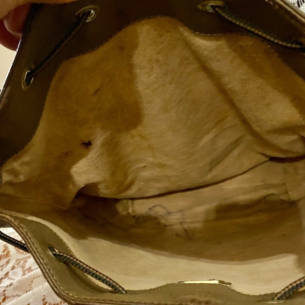 Vintage, Gucci, Sherry Line, Drawstring Shoulder Bag 12in x 11in x 4.5in