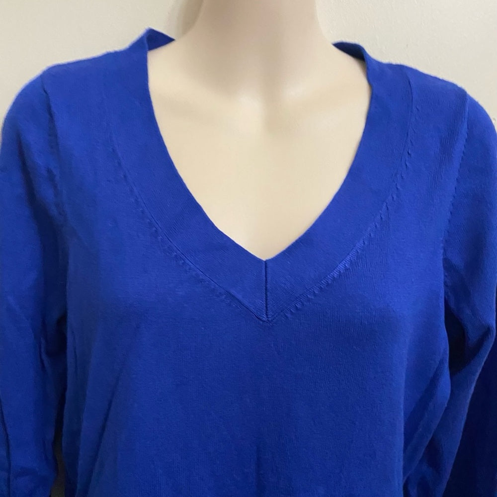 Worthington, Electric Blue Pullover Blouse (M)