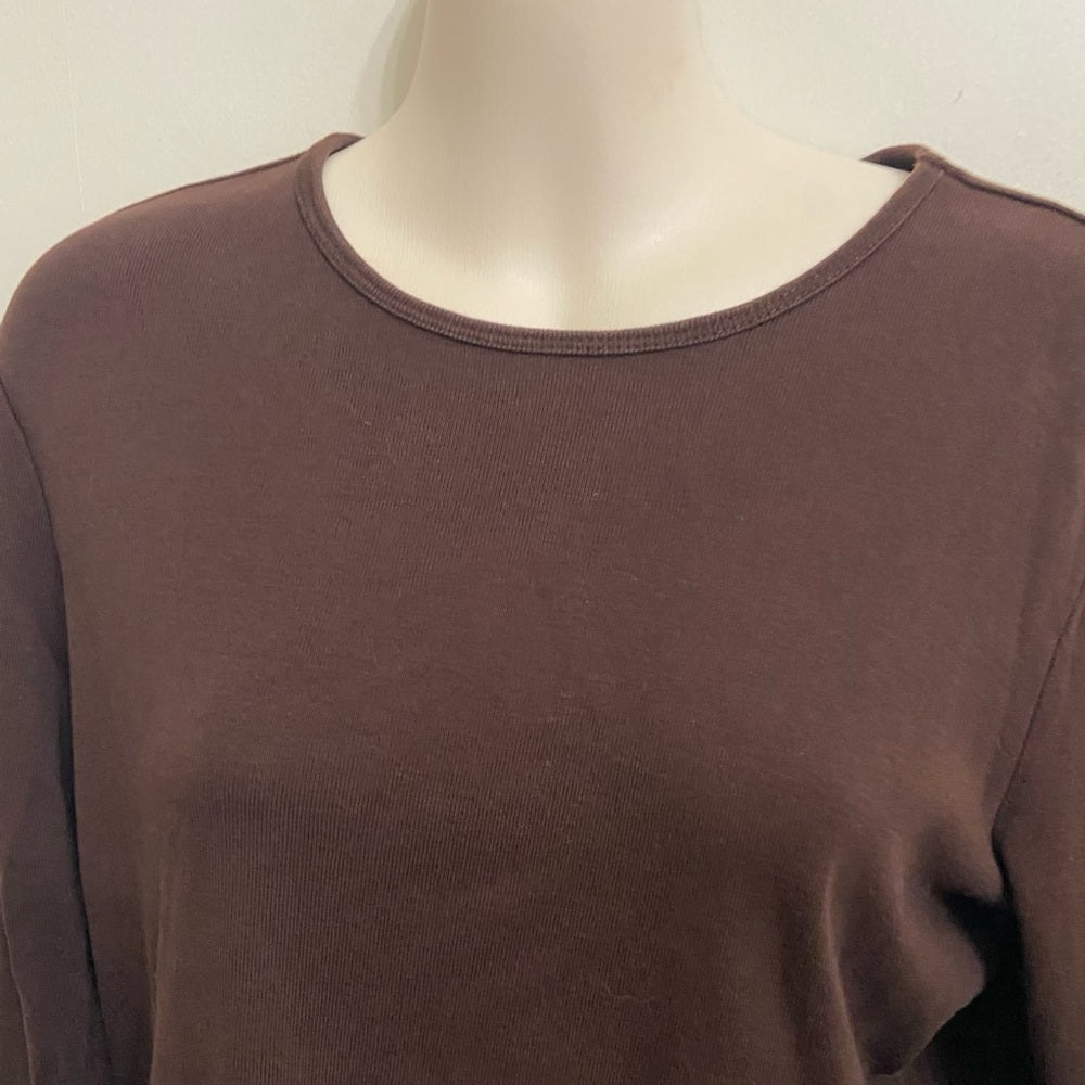Ralph Lauren Brown Knitted Pullover Sweater Blouse (M)
