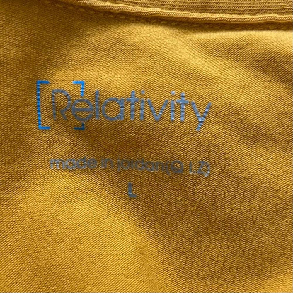 Relativity Dark Yellow Pullover Blouse (M)