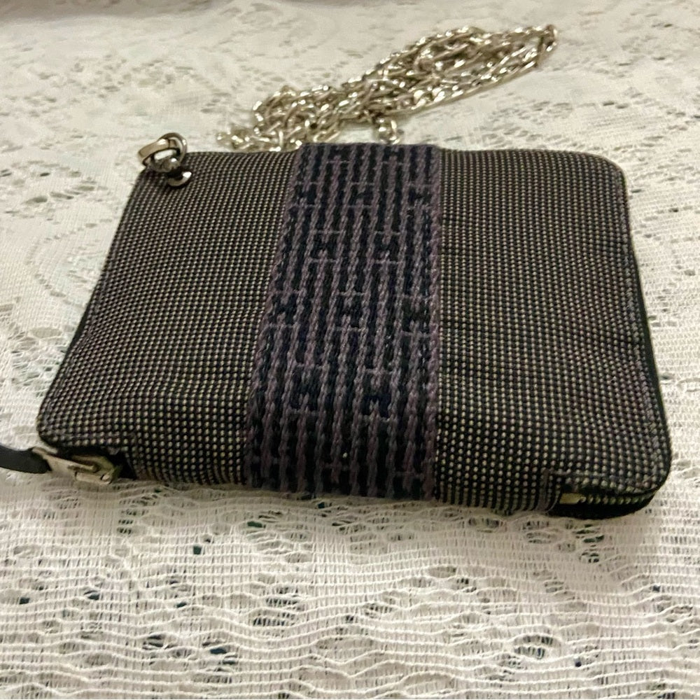 Hermes Her Line Gray Zip-Around Wallet -Agenda Day Planner Crossbody
