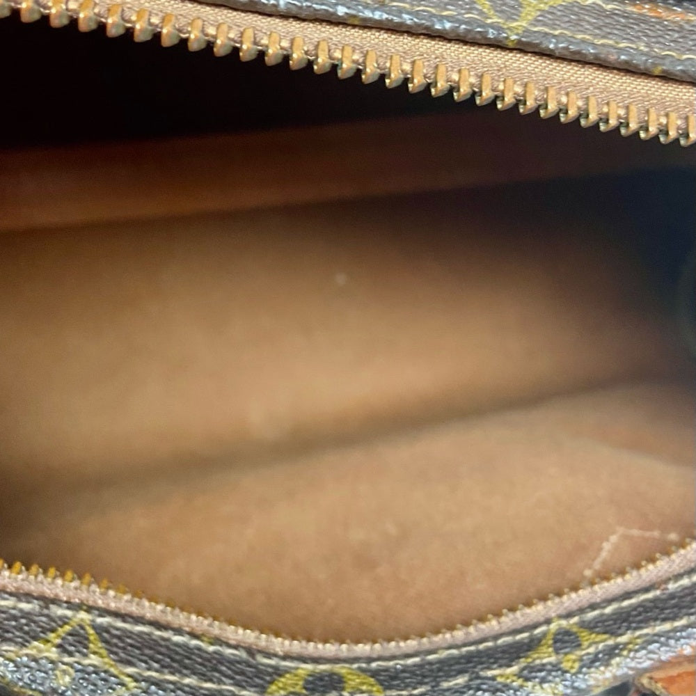 Louis Vuitton Brown Mono Boulogne Boston Speedy 30 Hand Bag 12.5inx8inx…