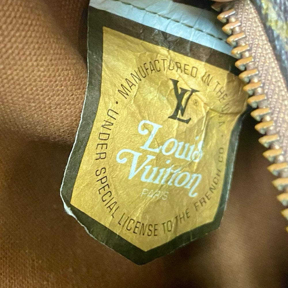 Louis Vuitton Brown Mono Boulogne Boston Speedy 30 Hand Bag 12.5inx8inx…