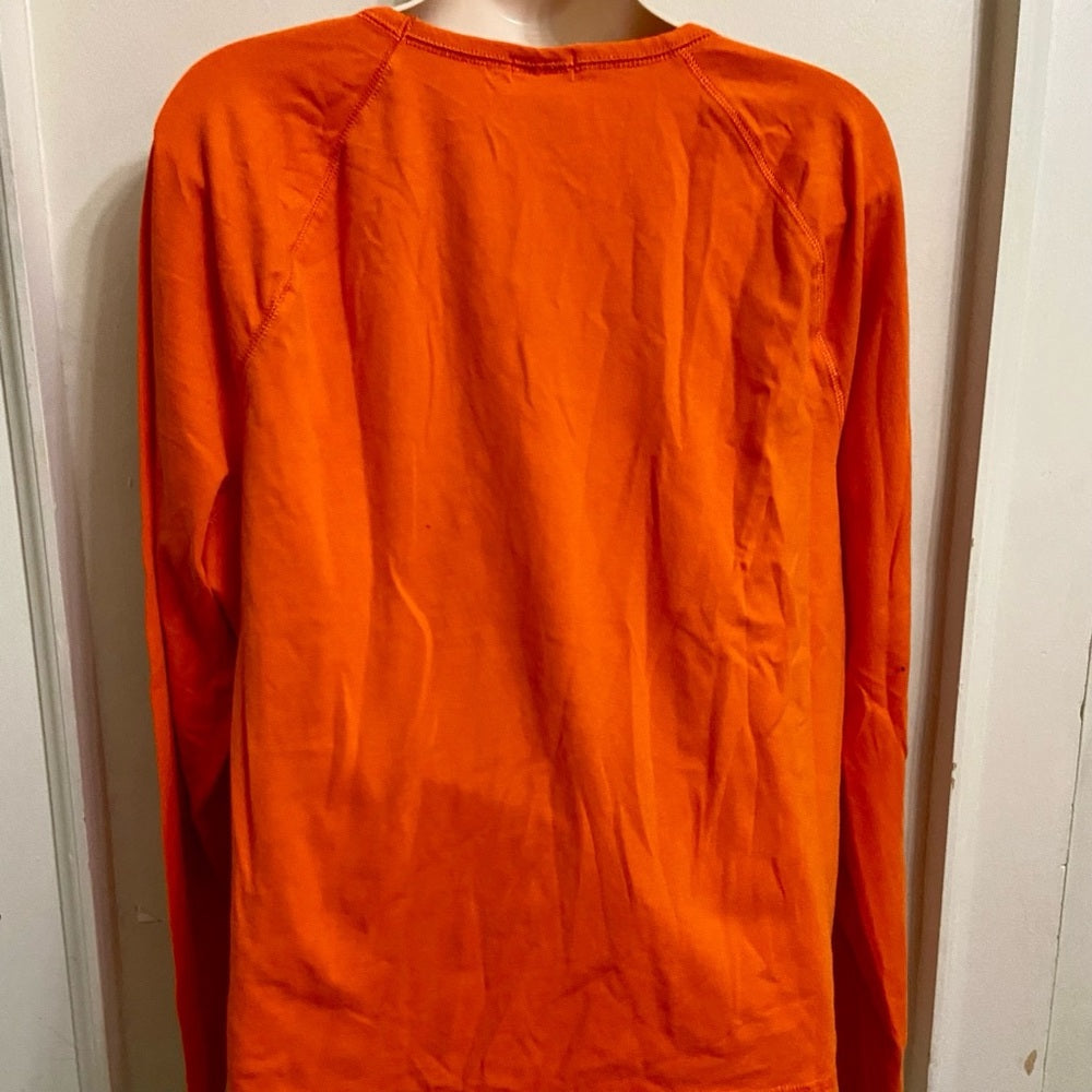 Danskin Orange Pullover Blouse (XL)