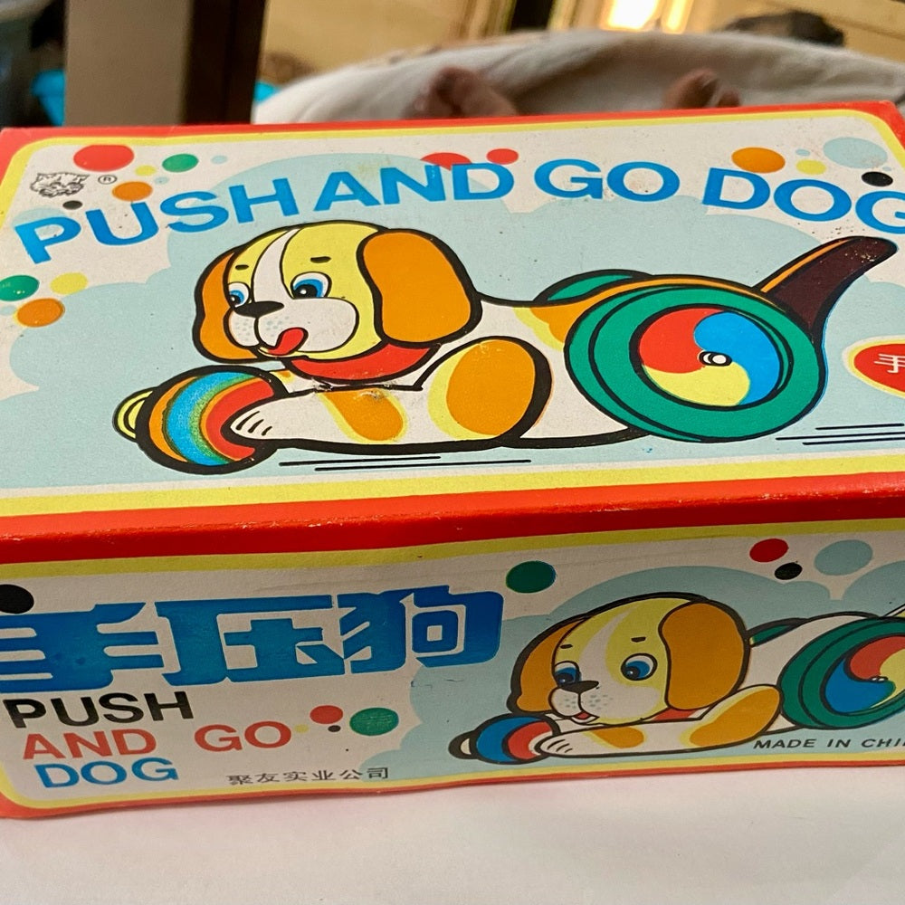 Friction Tin Puppy Pull Toy