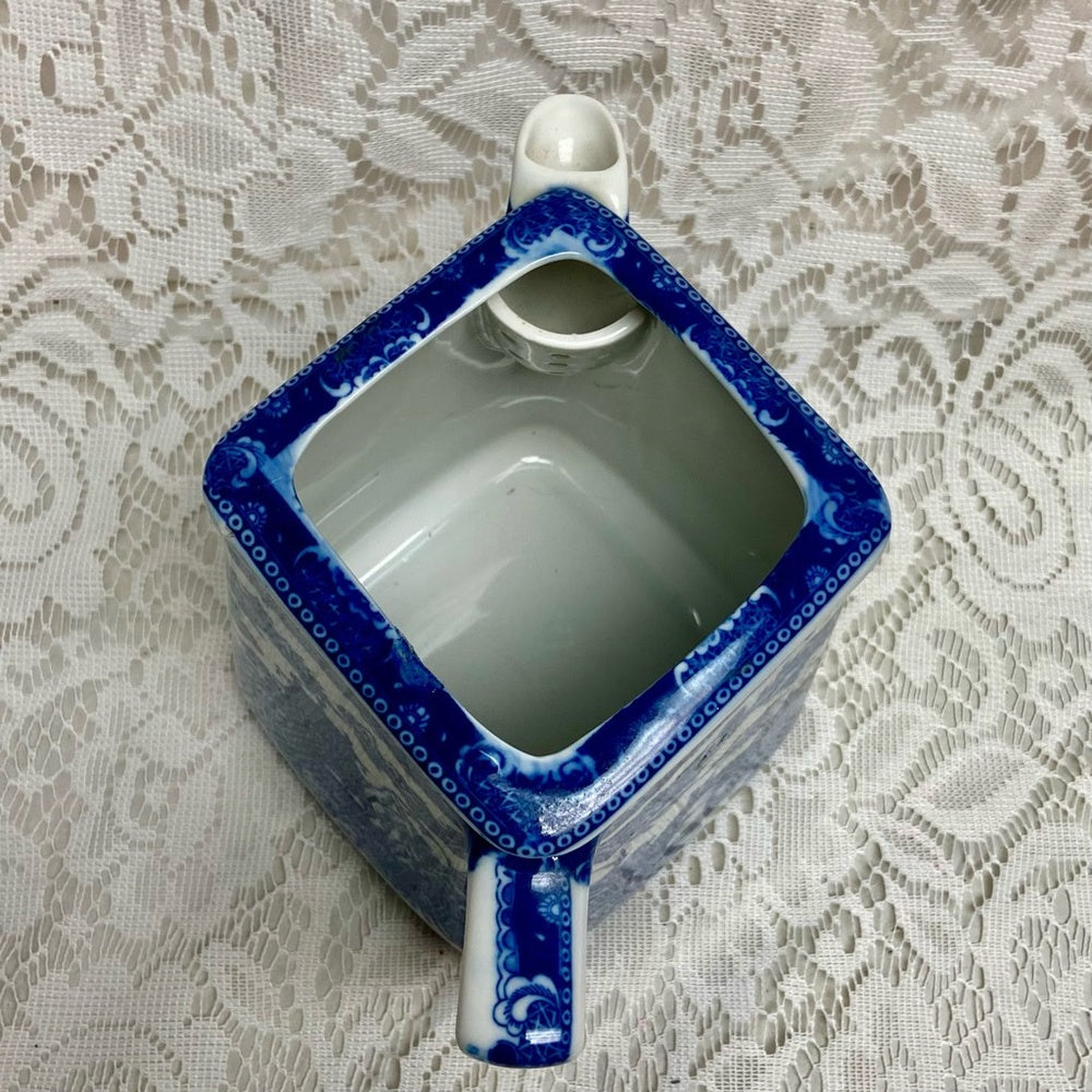 Vintage, Ringston Ltd. Blue Willow Square Teapot 6.5in H x 8in Sq