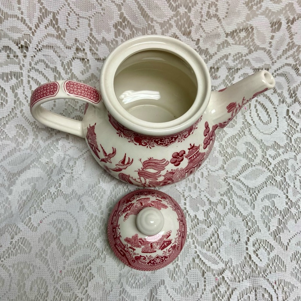 Vintage, Churchill 10pc Red Willow -Tea Set