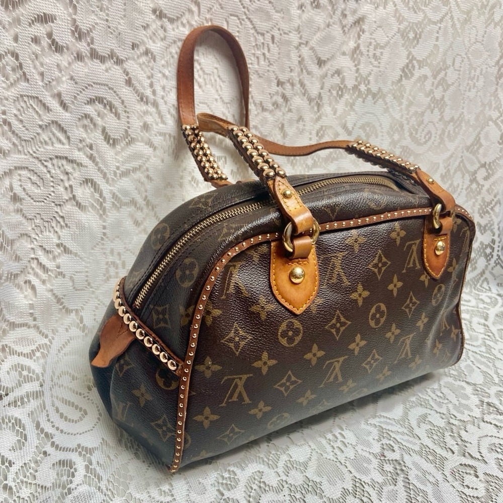 Vintage, Louis Vuitton Brown Mono Canvas Shoulder Bag