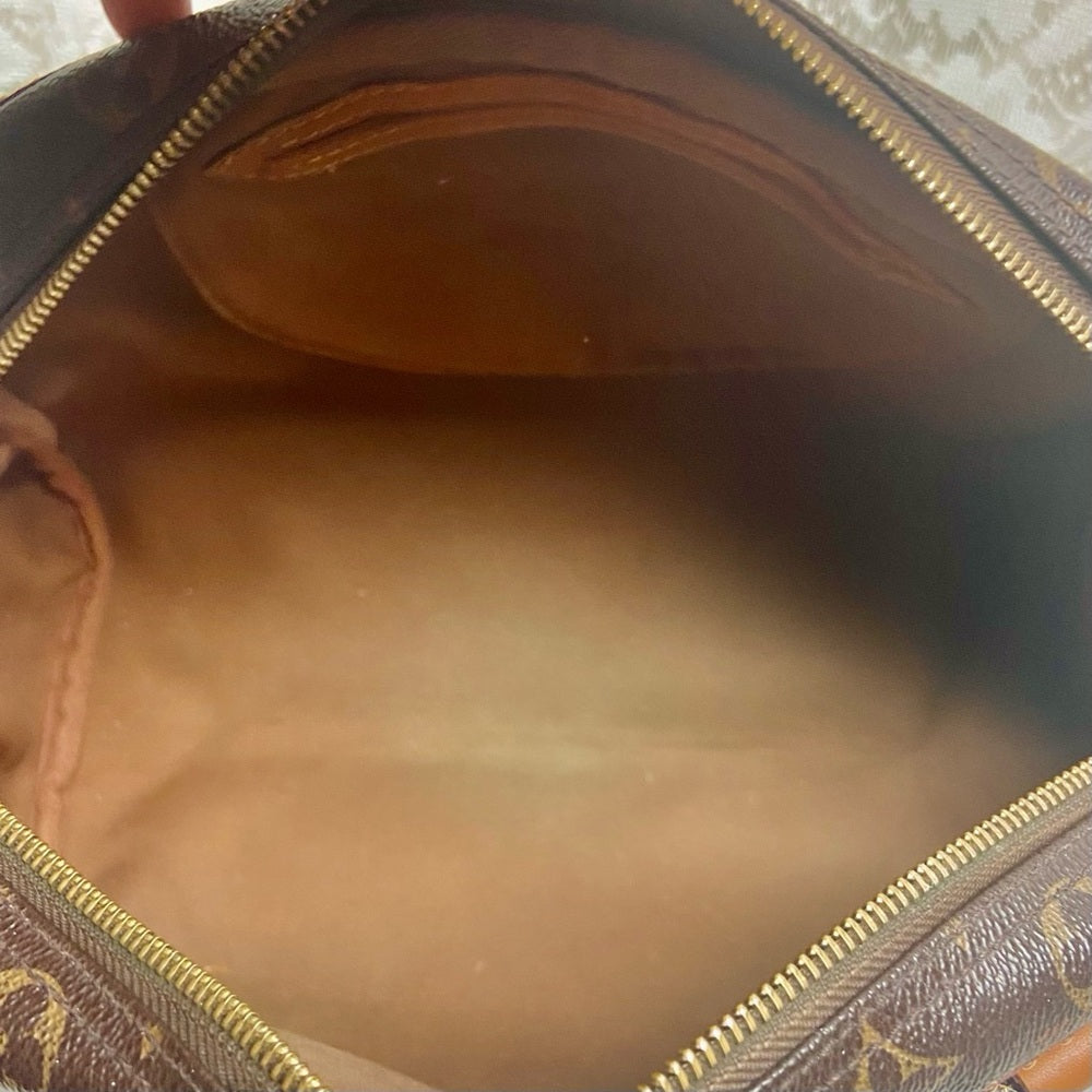 Vintage, Louis Vuitton Brown Mono Canvas Shoulder Bag