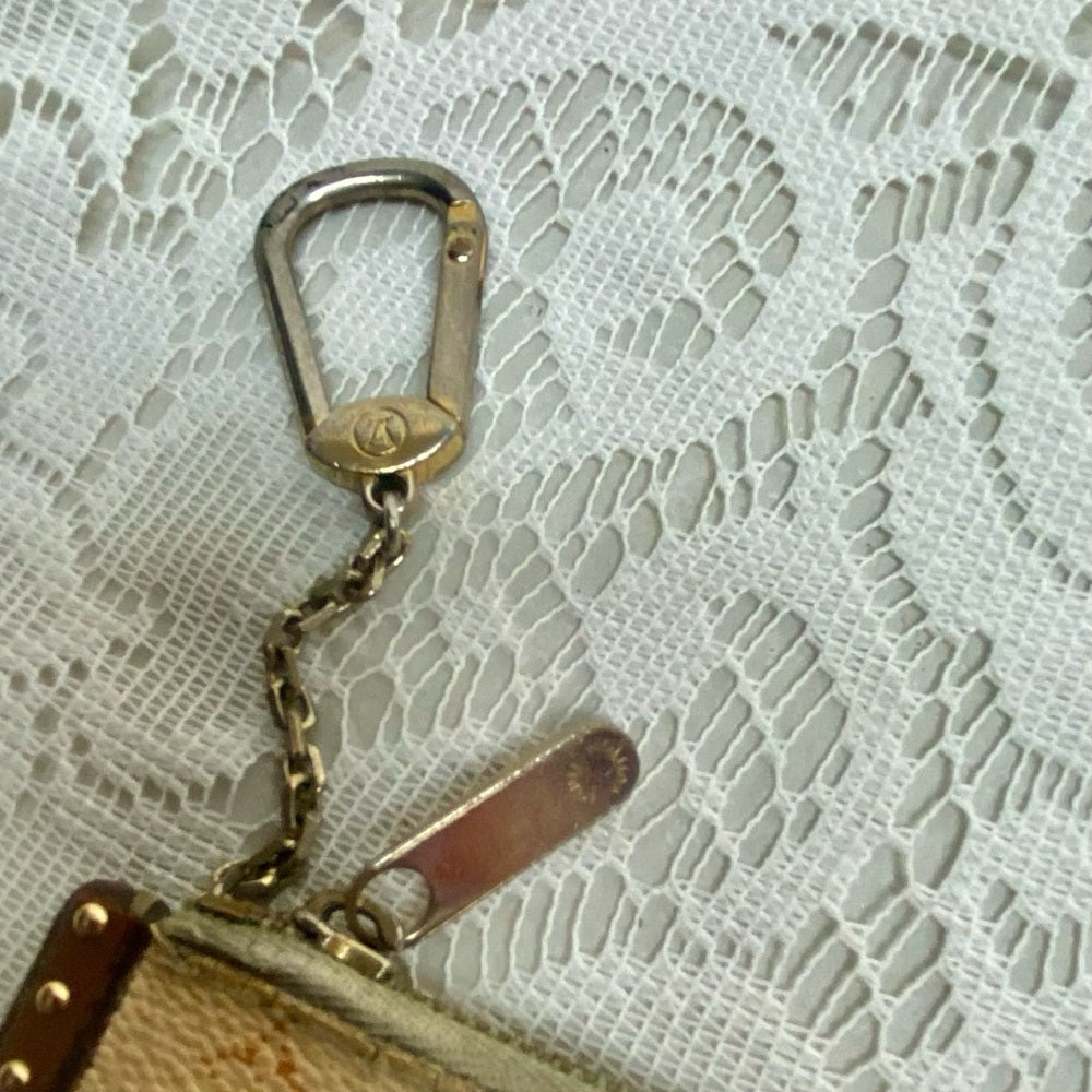 Louis Vuitton White- MultiColor Mono Coin Key Case