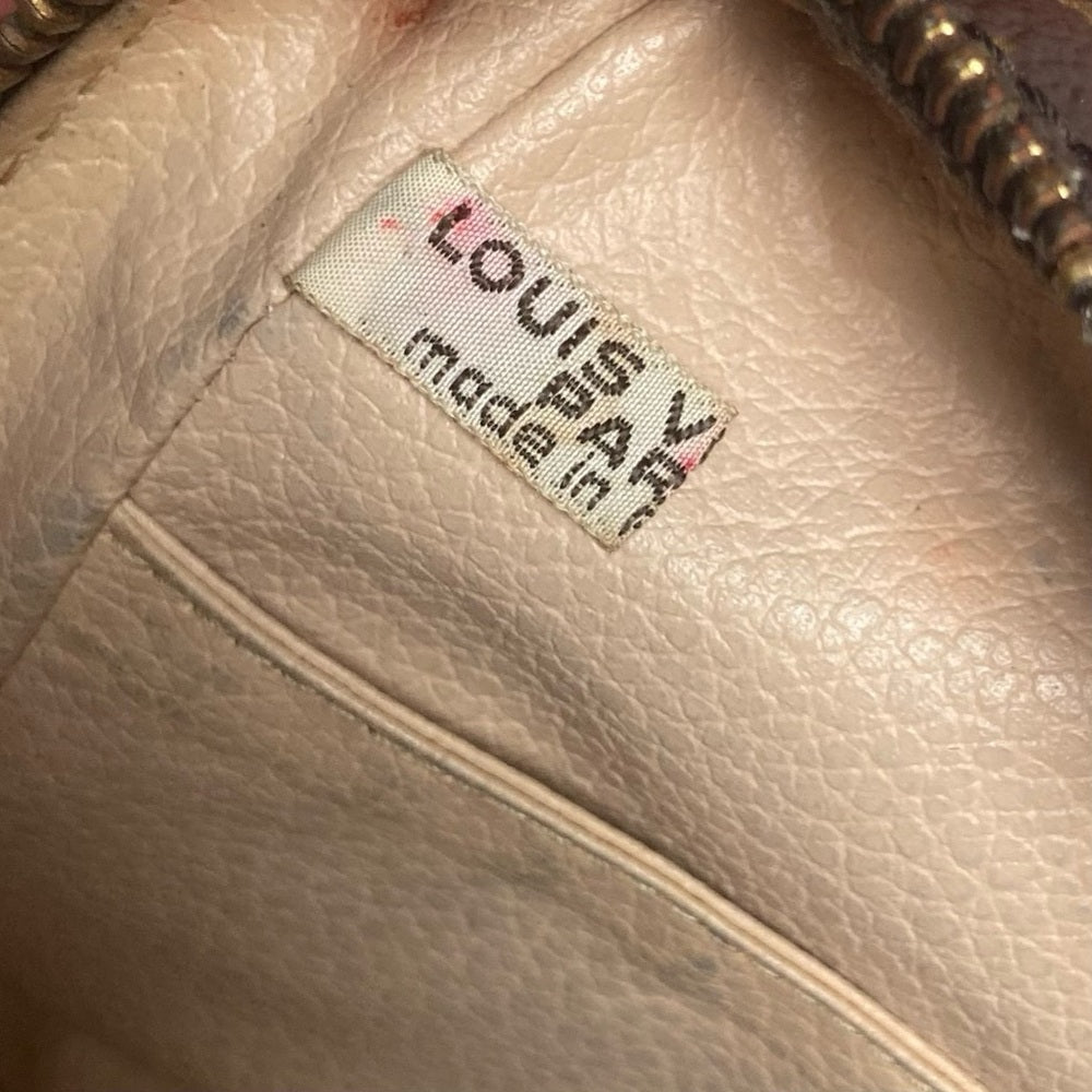 Vintage Louis Vuitton Mono Brown Large Cosmetic Pouch -Crossbody 9in x 6in x 2in