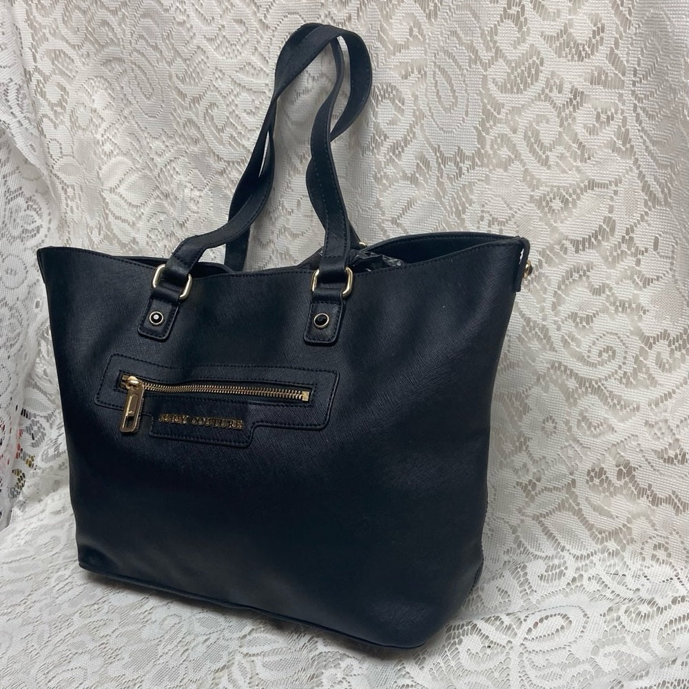 Juicy Couture Faux Leather Shoulder Bag 13in x 11in x 5in
