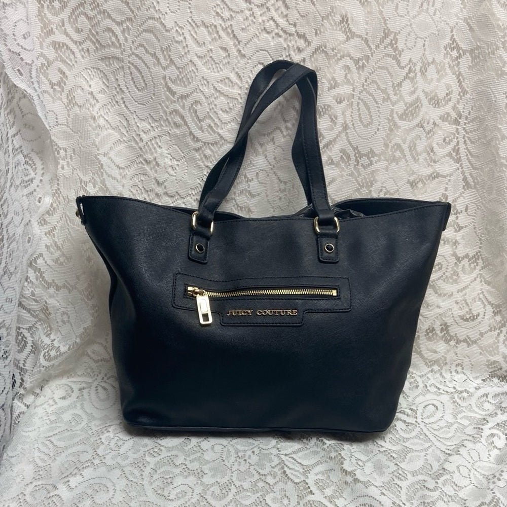 Juicy Couture Faux Leather Shoulder Bag 13in x 11in x 5in
