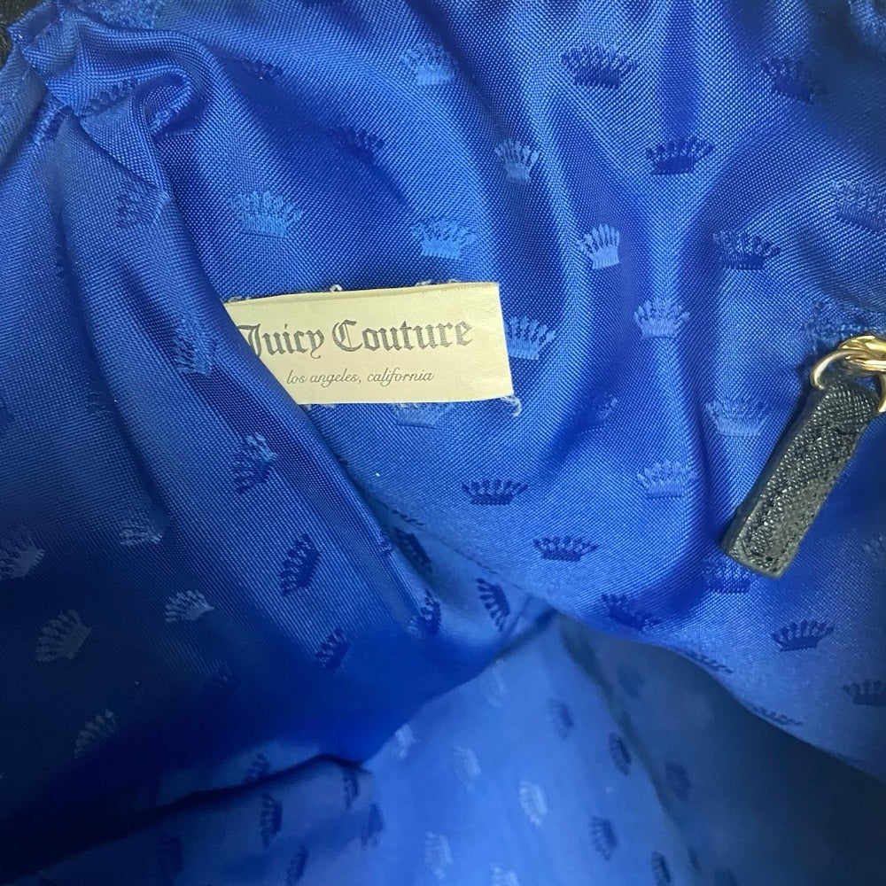 Juicy Couture Faux Leather Shoulder Bag 13in x 11in x 5in