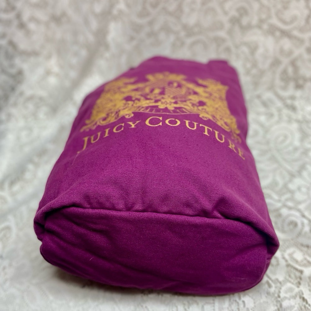 Juicy Couture Reversible Fuchsia-Gray Tote Handbag 14in x 10in x 5in