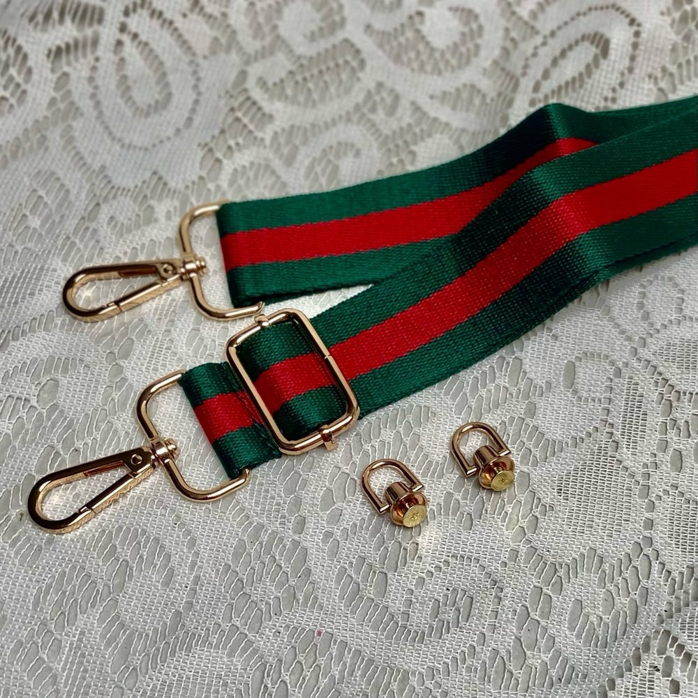 Sherry Red and Green 50-inch Shoulder Strap Kit