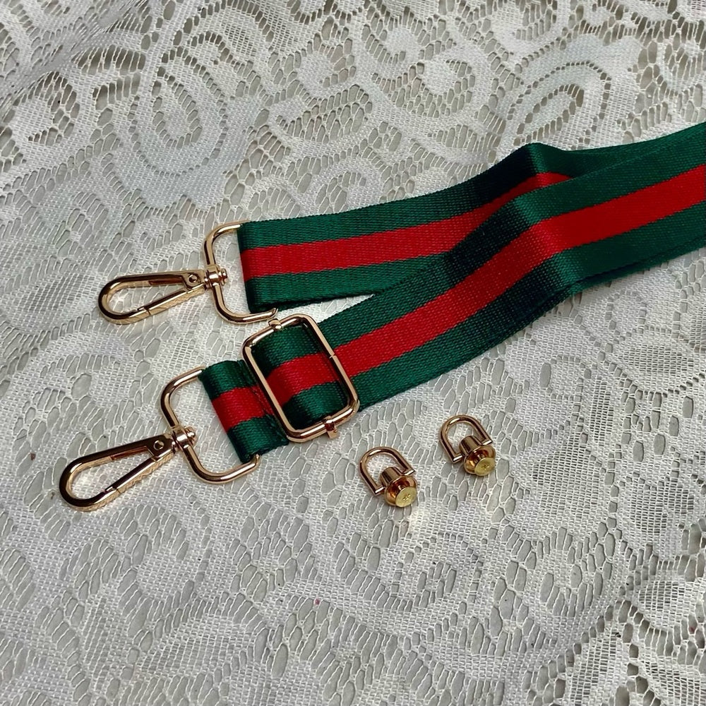 Sherry Red and Green 50-inch Shoulder Strap Kit