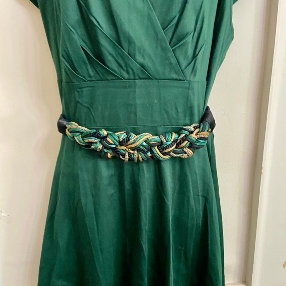 Green Corded Elastic Belt (M-L)