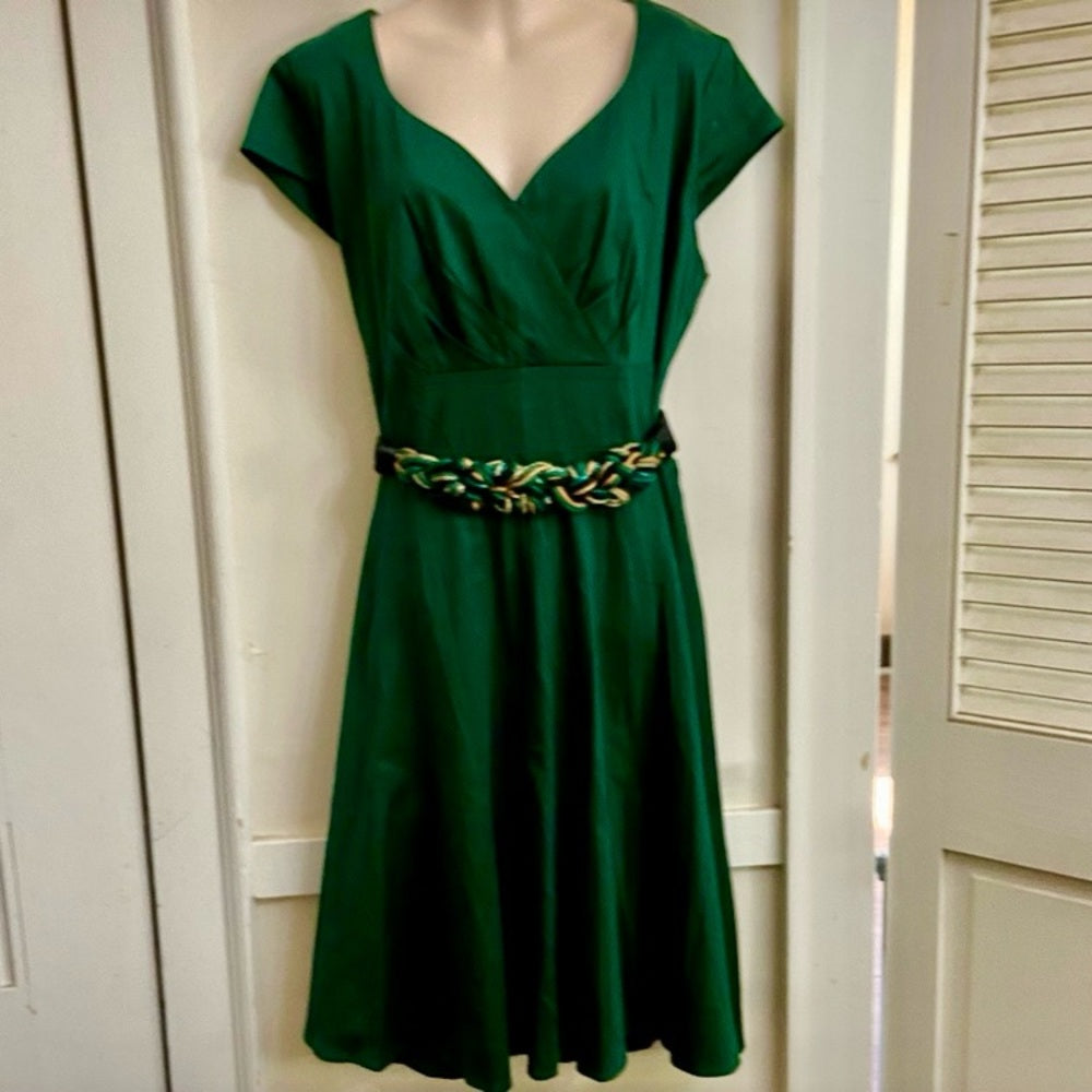 Green Corded Elastic Belt (M-L)