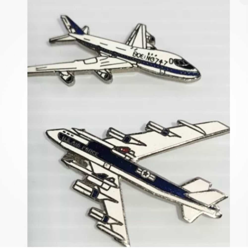 Vintage Collectible, Rare, 8 Aviation Lapel Hat Pins, Jacket or Tie Clips