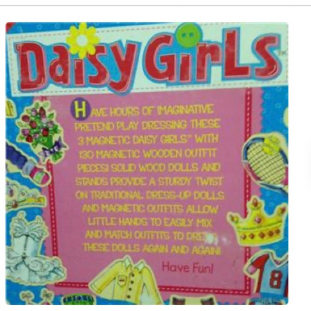 2008 Shure Magnetic Daisy Girls Doll Set-Dollhouse & Dress-up, About 130pcs