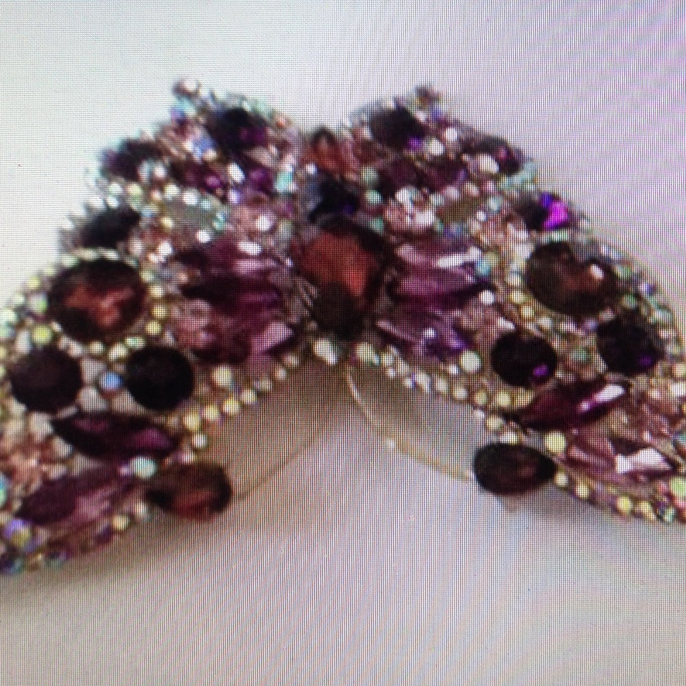 Elegant Chunky 4inx .25in Butterfly Brooch-Pendant