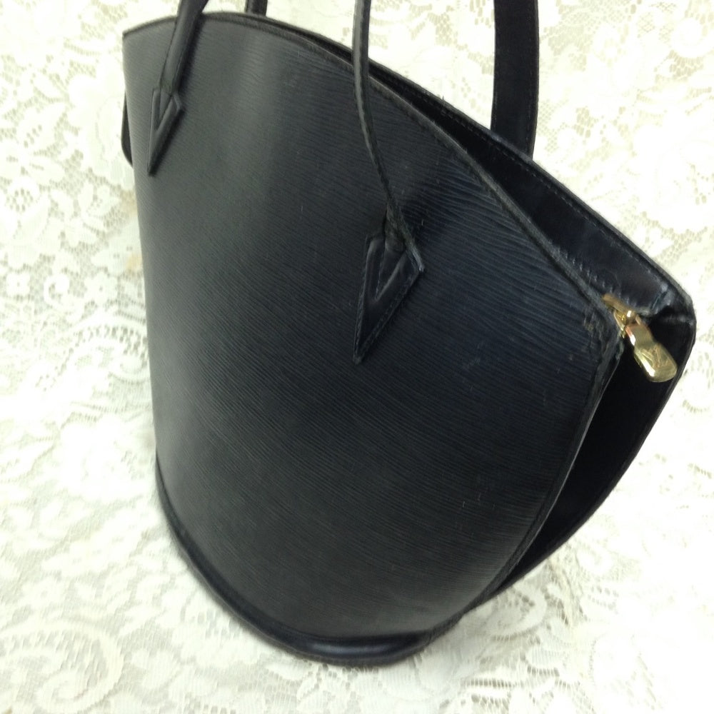 Louis Vuitton St Jacques Gm Black Epi Leather Tote
