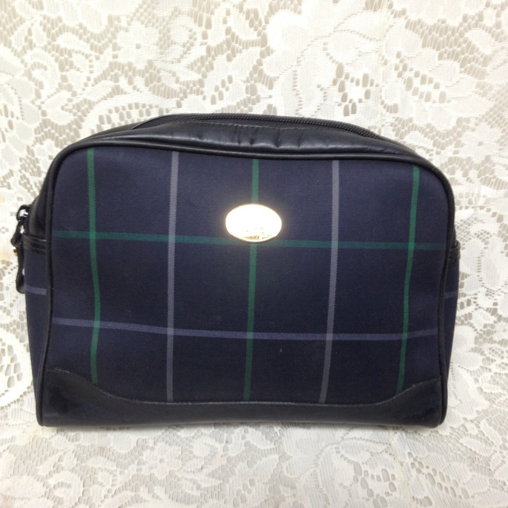Burberry Blue Plaid, Clutch Cosmetic Bag