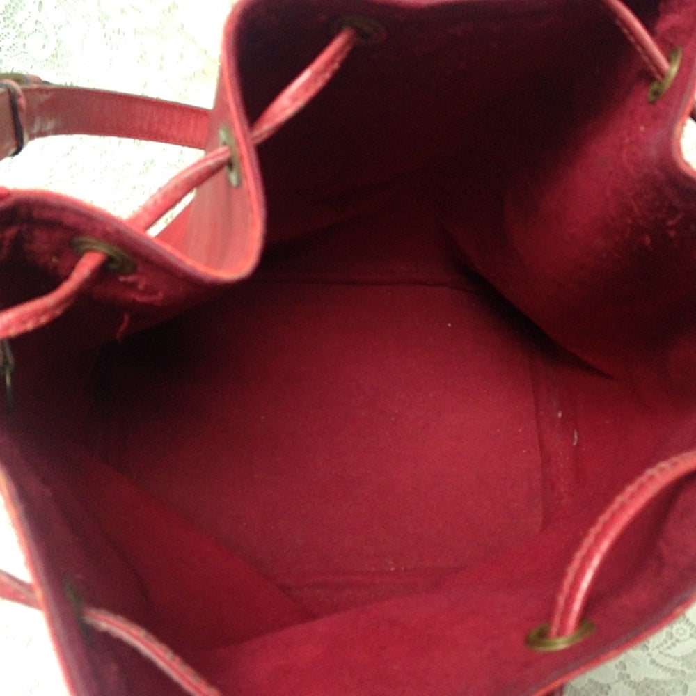 Louis Vuitton Red Epi Leather Noe GM Draw String S