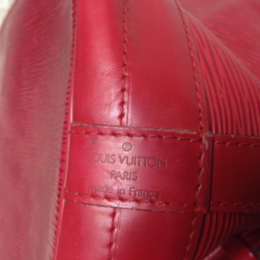 Louis Vuitton Red Epi Leather Noe GM Draw String S
