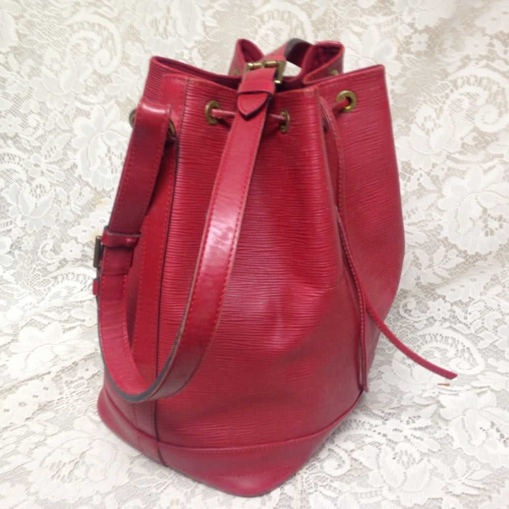 Louis Vuitton Red Epi Leather Noe GM Draw String S
