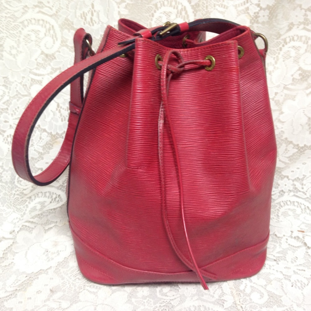 Louis Vuitton Red Epi Leather Noe GM Draw String S