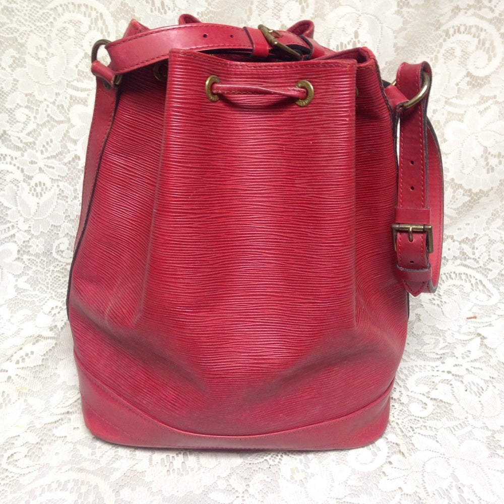 Louis Vuitton Red Epi Leather Noe GM Draw String S
