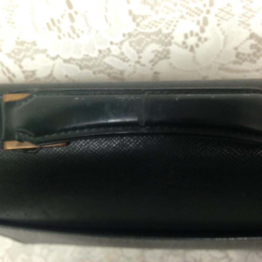 Louis Vuitton, Green Taiga Leather XL Briefcase