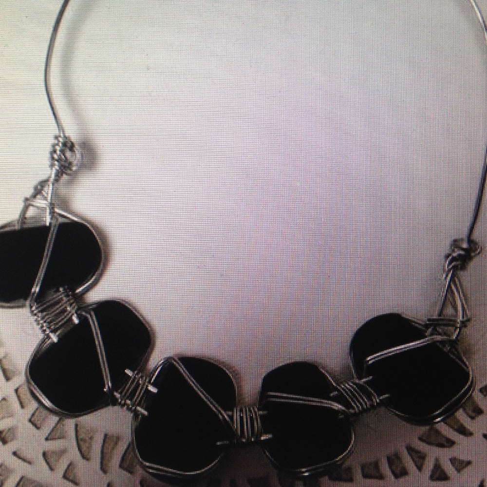 Chunky, Spotted Brown Shells 20in Necklace
